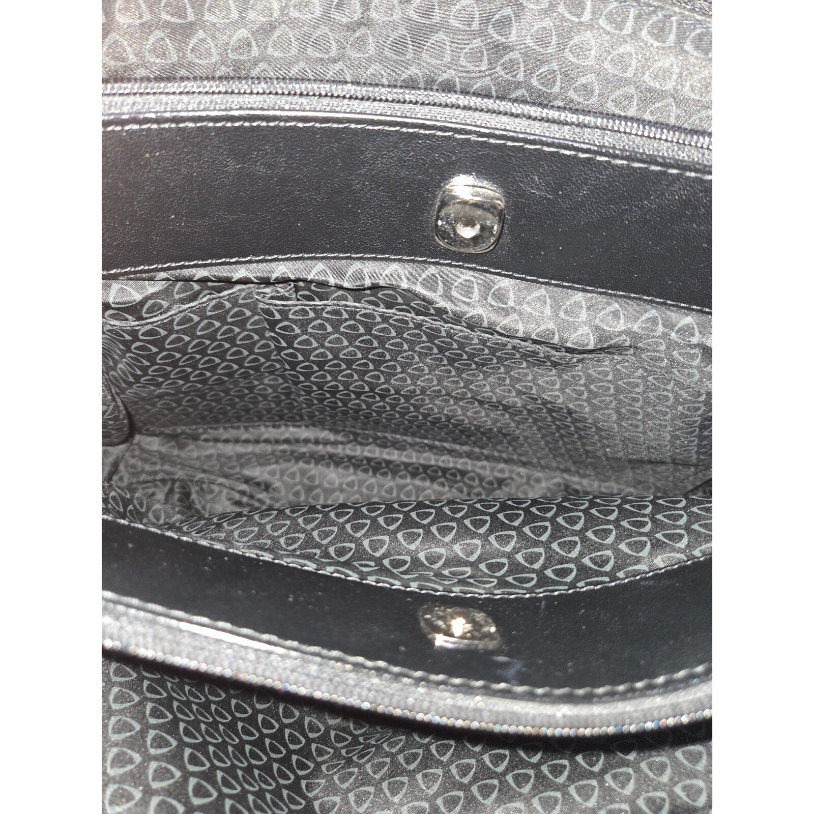 Liz Claiborne Black Patent Large Bag