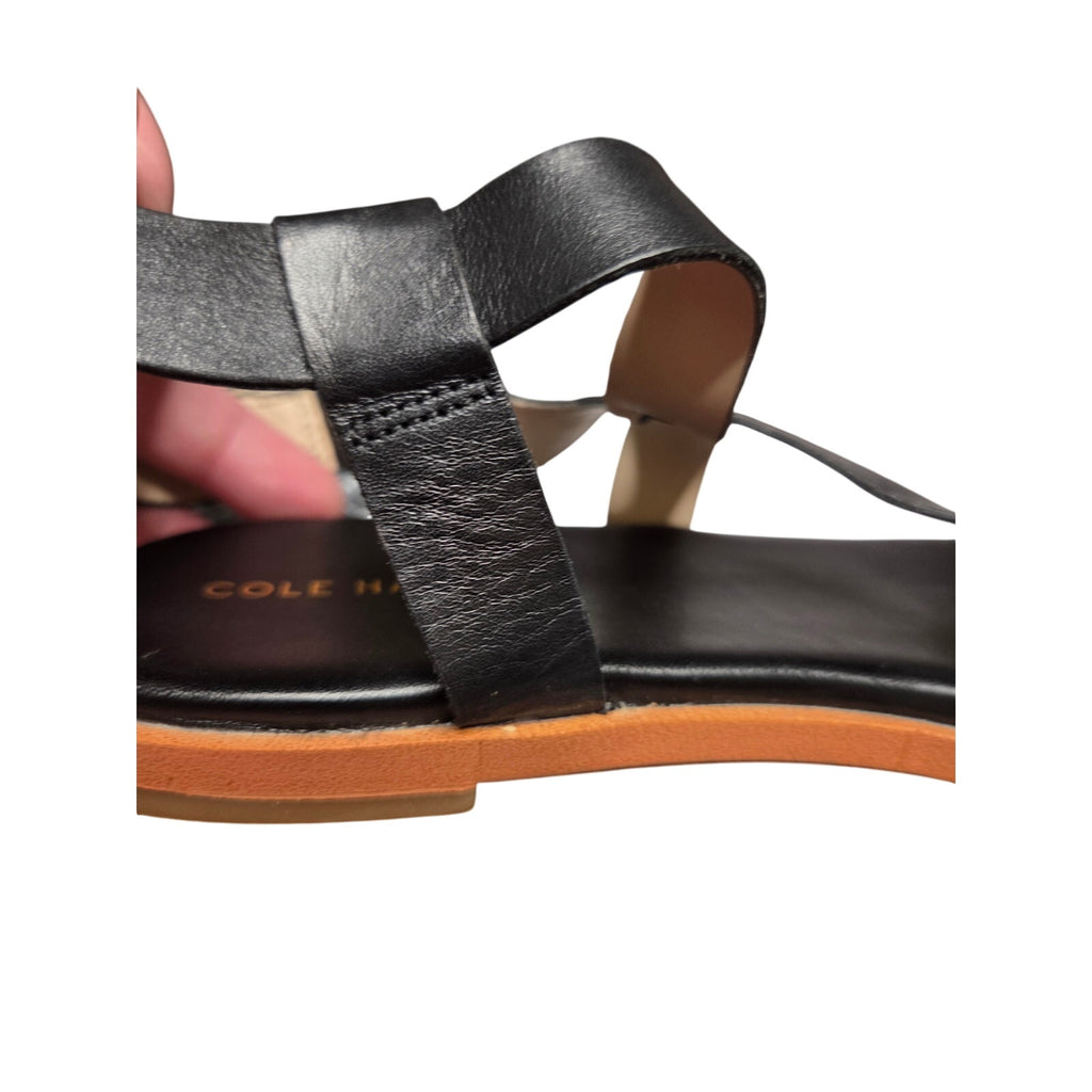 Cole Haan Findra Black Strappy Sandals W12459 Women's Size 9