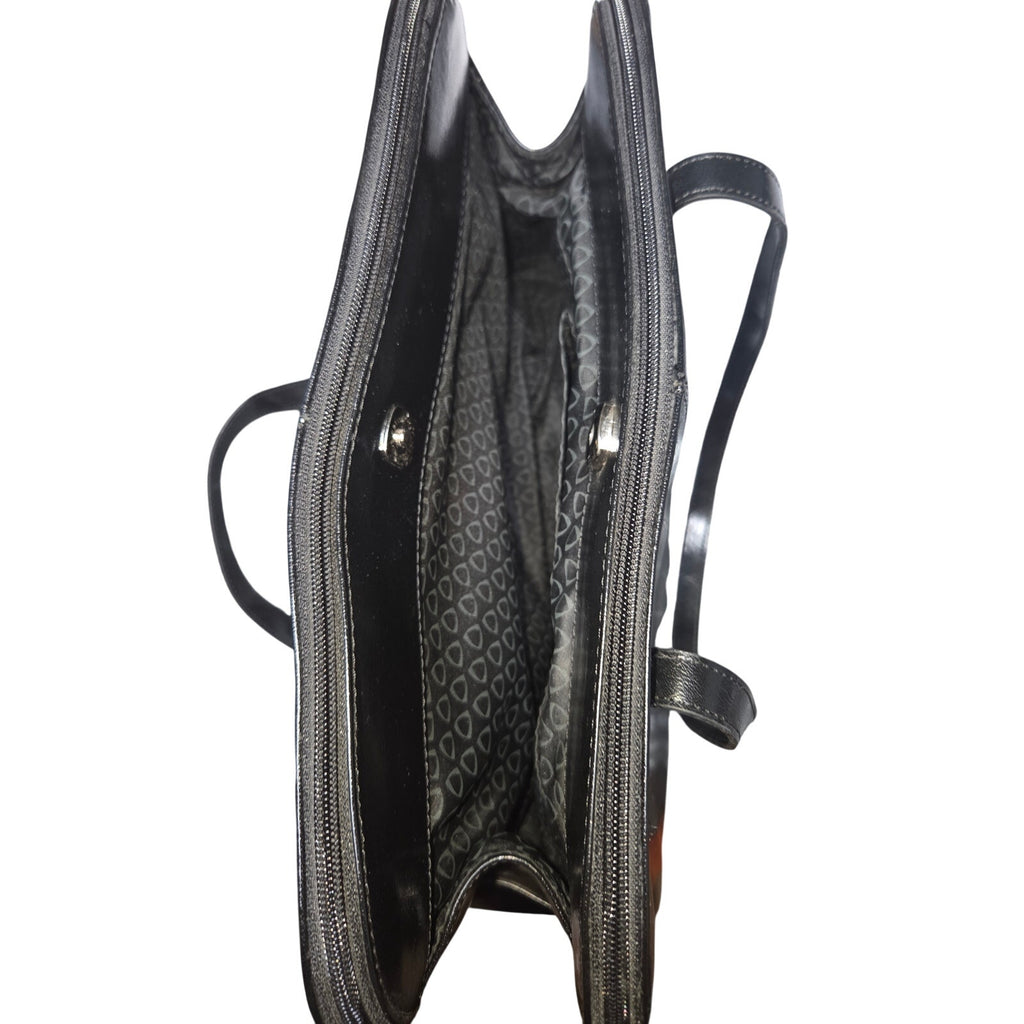 Liz Claiborne Black Patent Large Bag