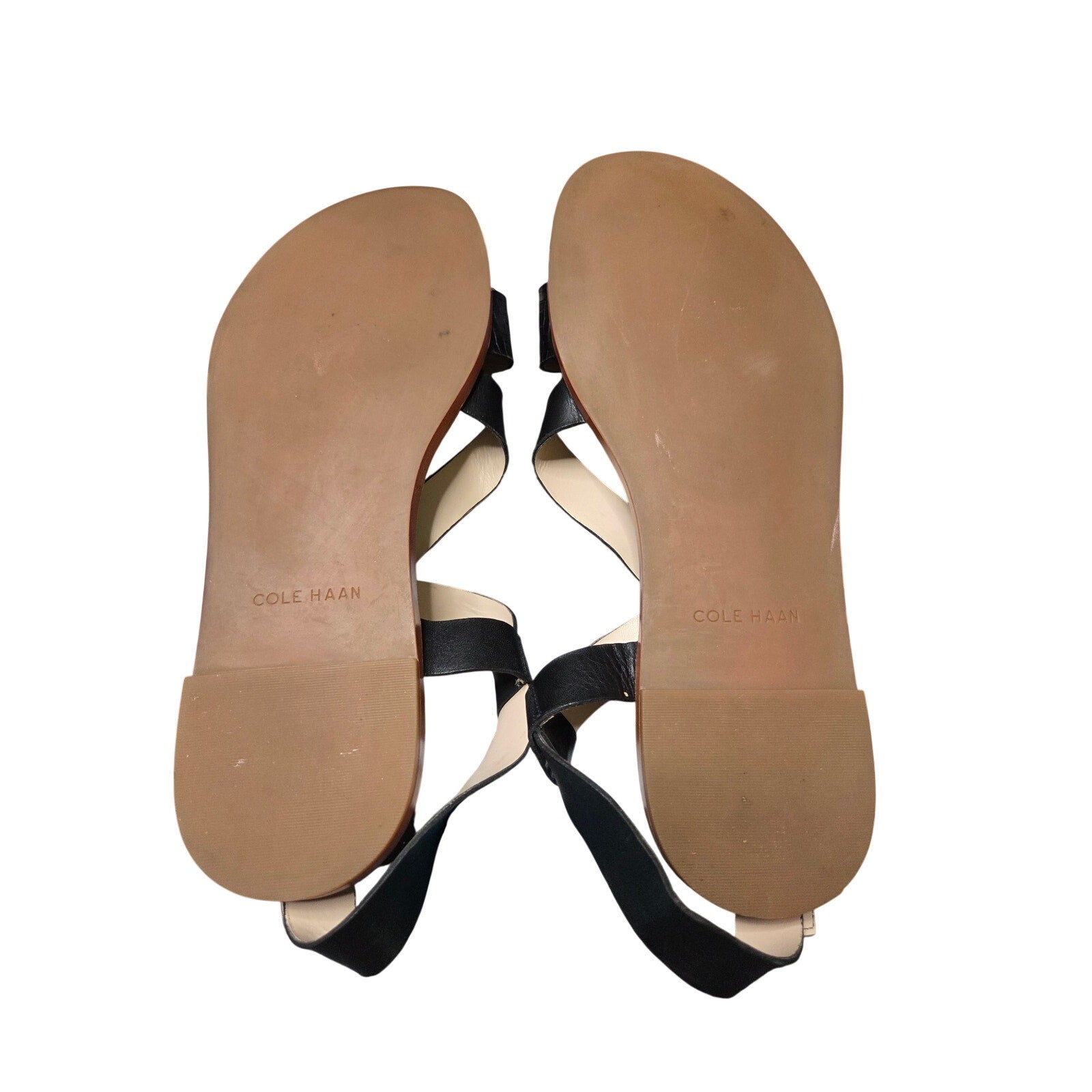 Cole Haan Findra Black Strappy Sandals W12459 Women's Size 9