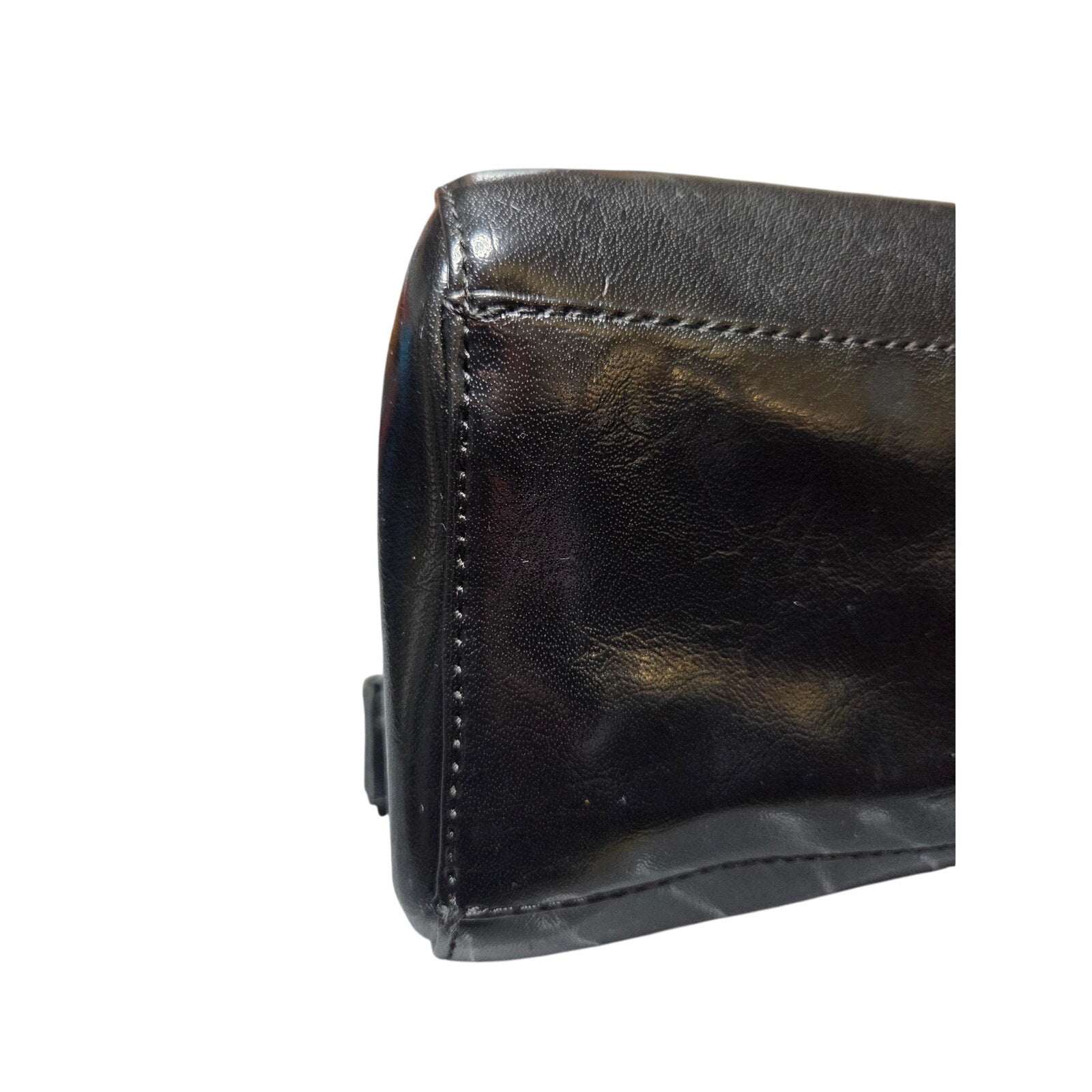 Liz Claiborne Black Patent Large Bag