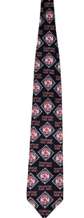 Vintage 1989 Boston Red Sox Ralph Marlin Tie 100% Silk 57 In X 3.37 In0