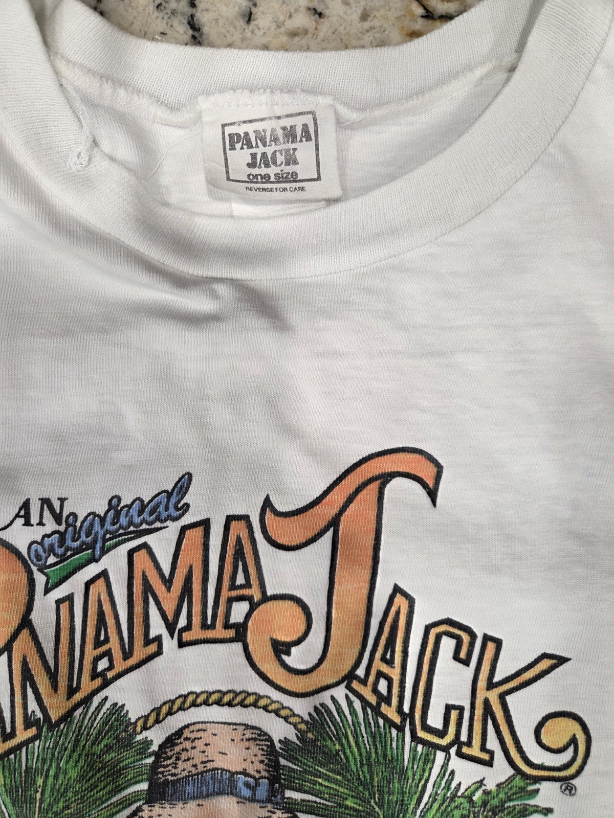 Rare VTG PANAMA JACK Championship Trials Invitational All Over T Shirt 90s OSFA1