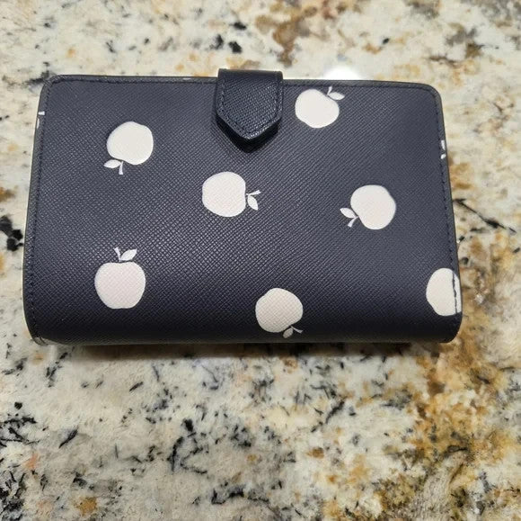 NWOT Kate Spade Staci Apple Orchard Toss Medium Wallet2