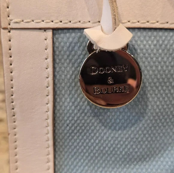 NWT Dooney & Bourke Blue and White Shoulder Bag with Modern Design1