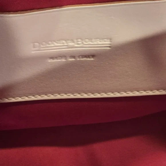 NWT Dooney & Bourke Blue and White Shoulder Bag with Modern Design11