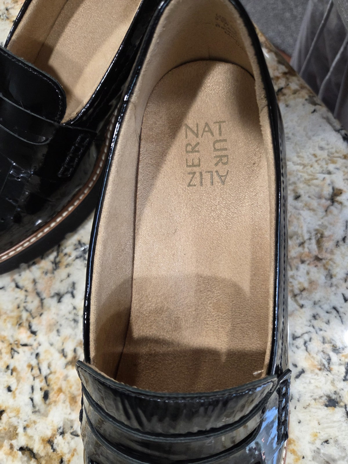 Naturilzer Black Patent Loafers "Darcy" Women's Size 9.5 W4