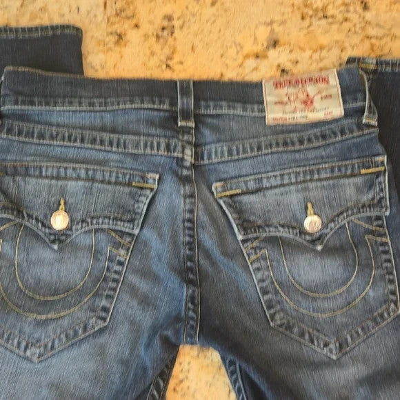 True Religion Men's Classic Boot Cut Jeans Size 330