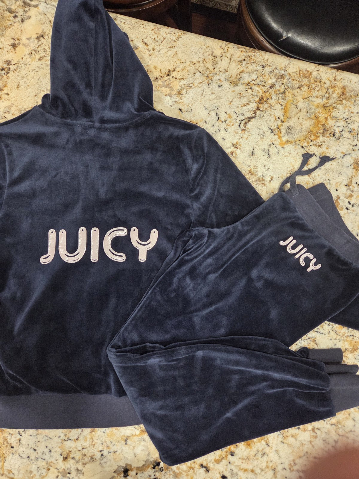 Juicy Courture Black Label Track Suit Women's Size Small0