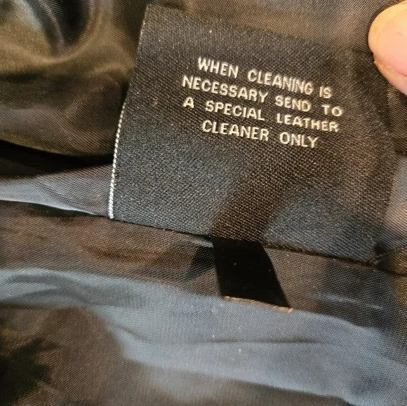 Wilson's Black Leather Jacket Women's XS3