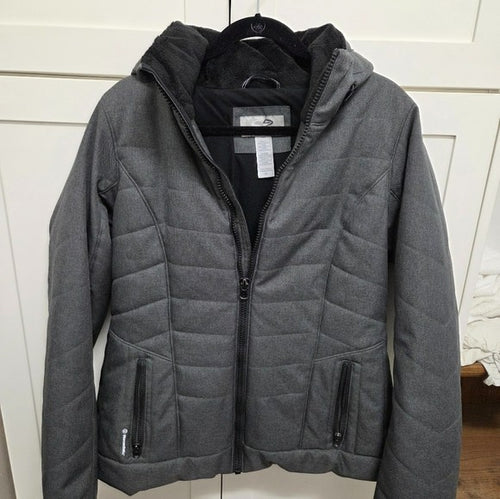 Champion Charcoal Insulated Puffer Jacket Men's Size Large0