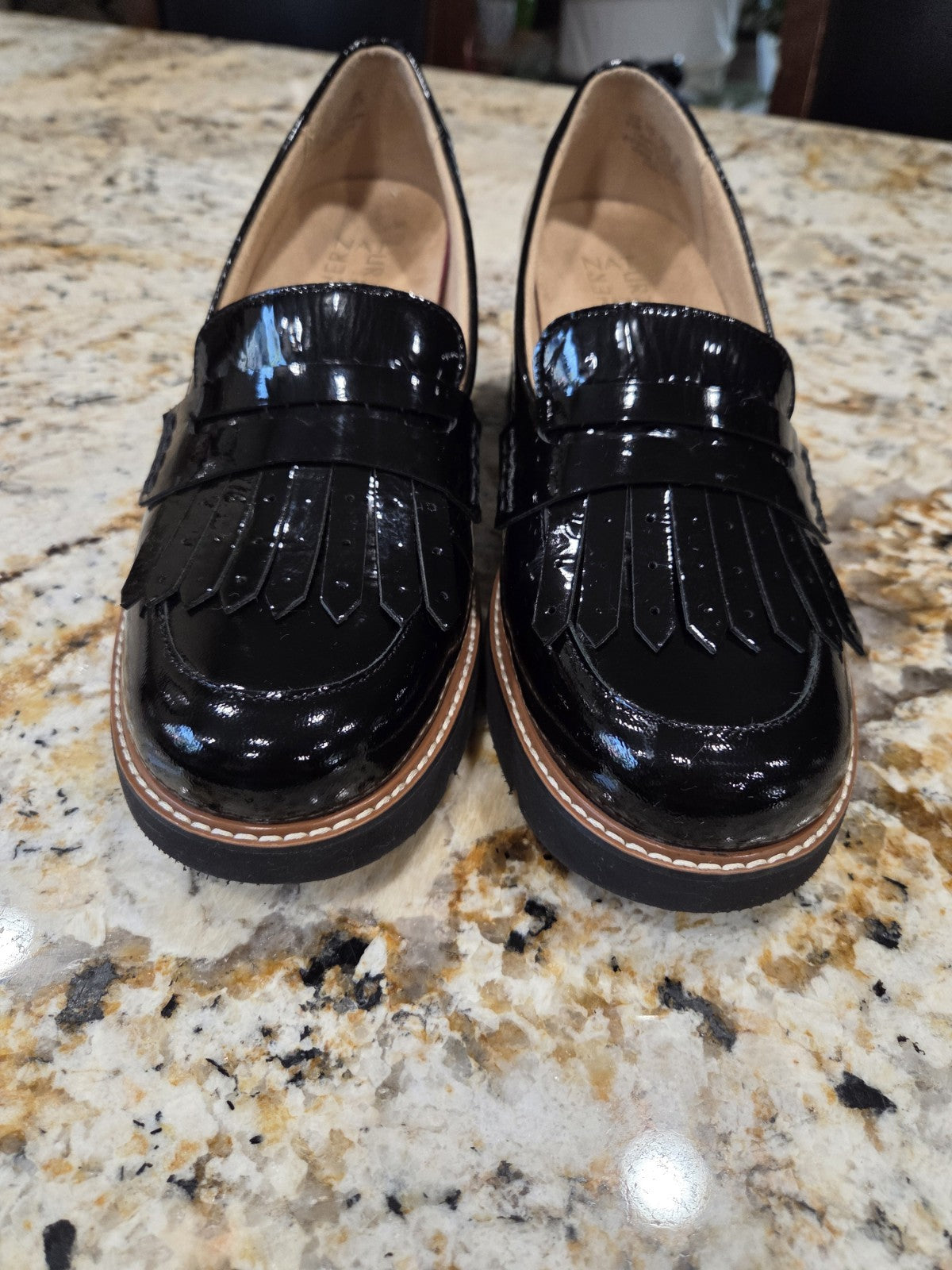 Naturilzer Black Patent Loafers "Darcy" Women's Size 9.5 W2