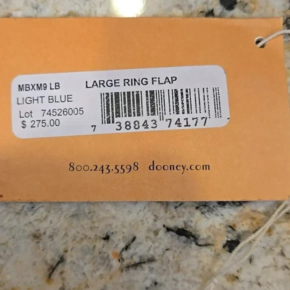 NWT Dooney & Bourke Blue and White Shoulder Bag with Modern Design4