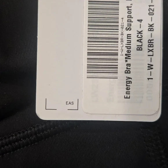 NWT Lululemon Energy Bra Medium Support, B-D Cups with Neon Yellow Accent4