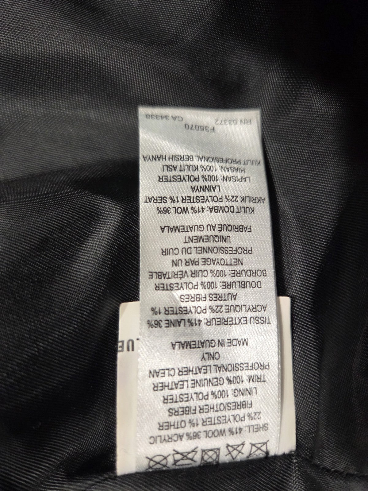 French Connection Tweed Moto Womens Jacket Size 44