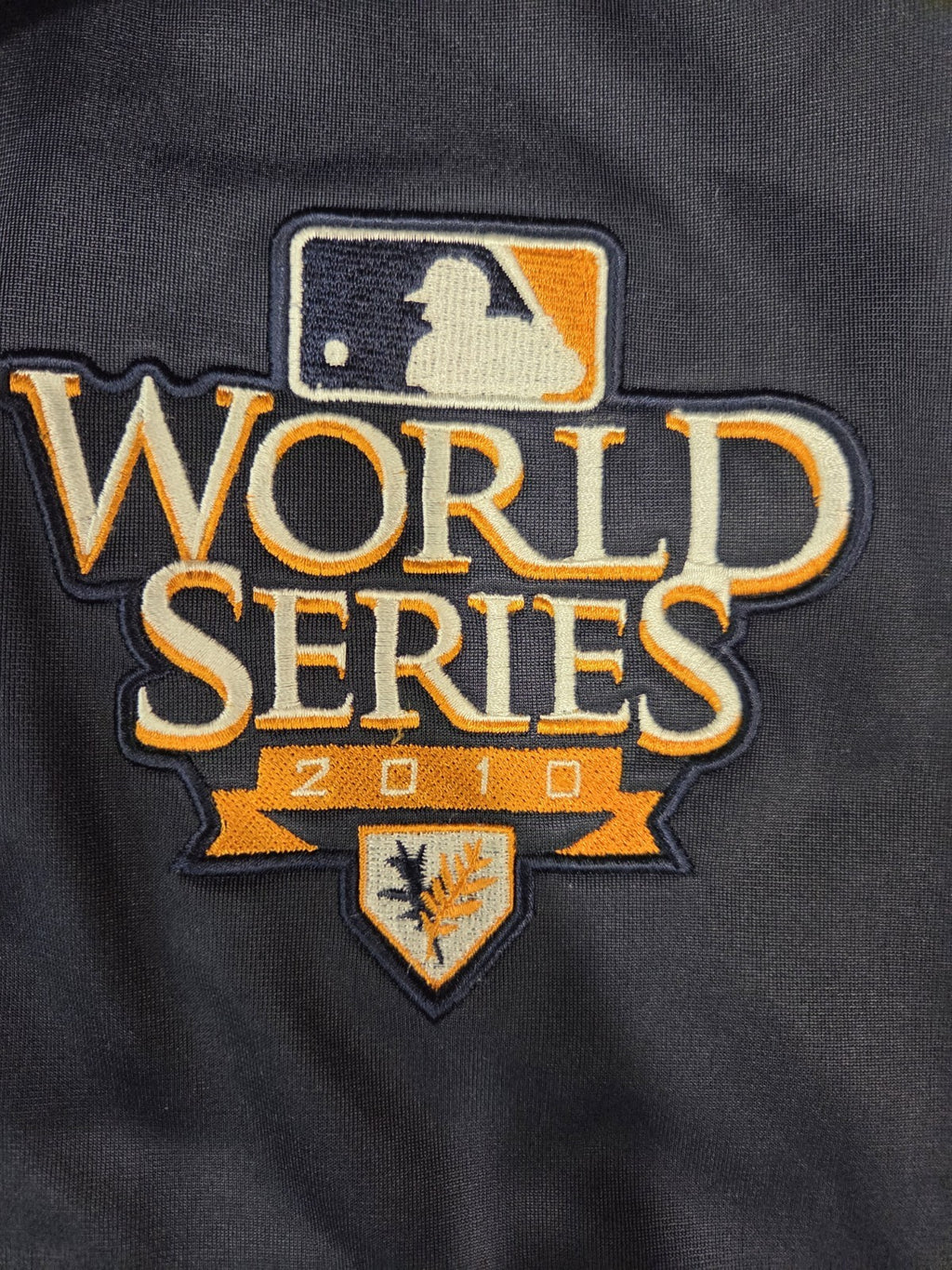 SF Giants World Series 2010 Full Zipper Light Jacket by Majestic Size Large2