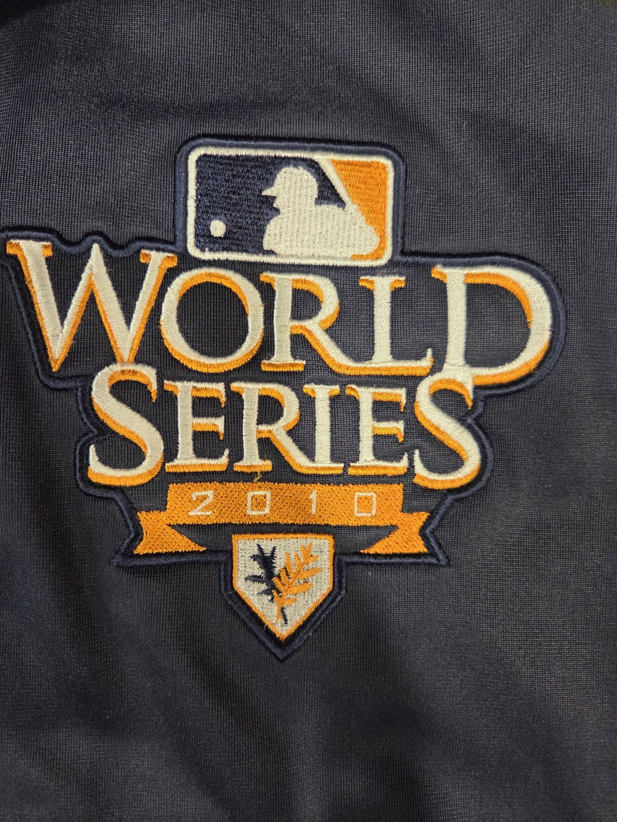 SF Giants World Series 2010 Full Zipper Light Jacket by Majestic Size Large2