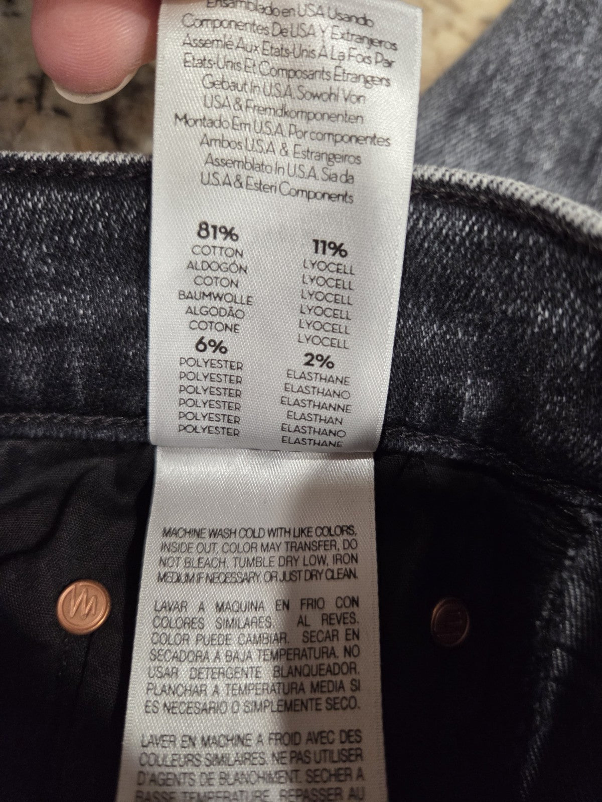 NWOT Mother The Insider Crop Step Fray Jeans In Train Stops Women's Size 2410