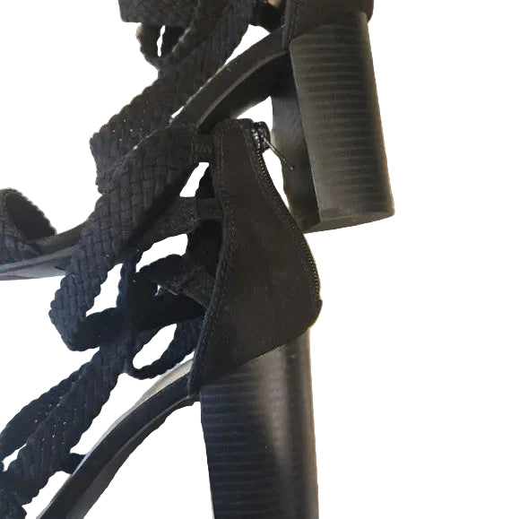 NWOB Lauren Conrad Braided Strappy Heels Size 105