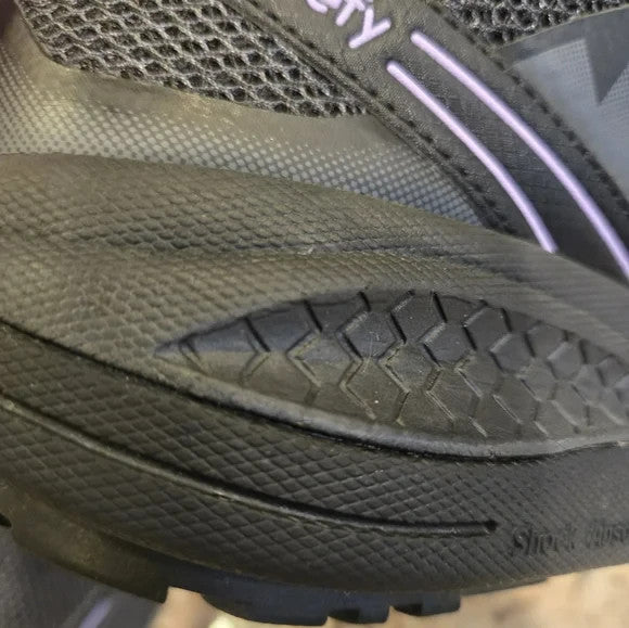 Gravity Defyer Mighty Walk Comfort Sneakers Blk/Purple Women's Size 96