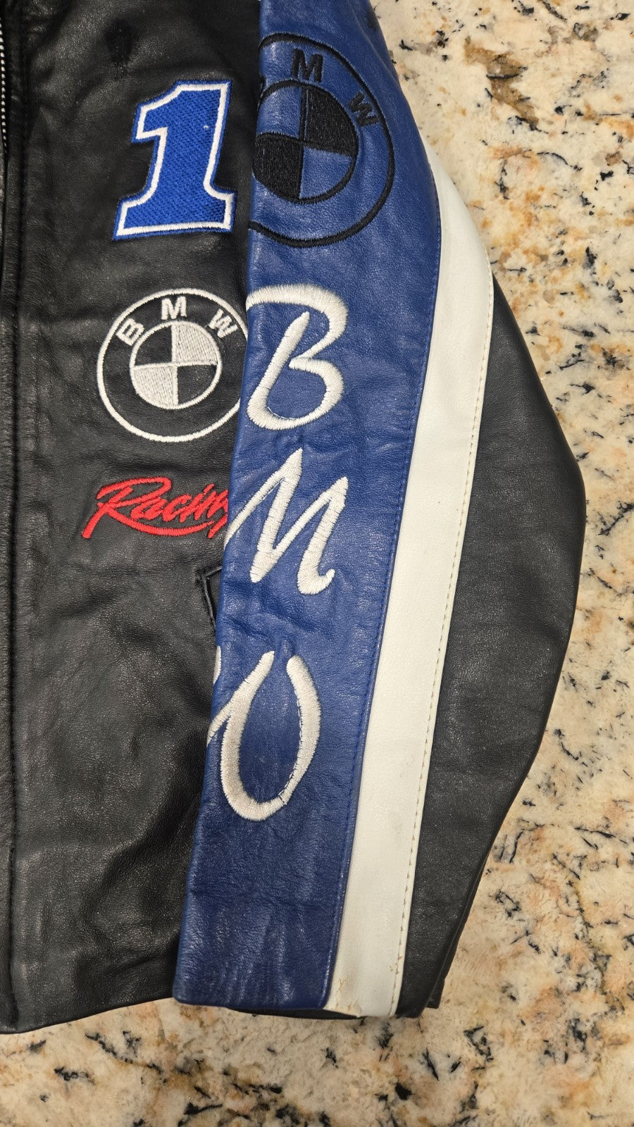 Bmw Leather Racing Jacket For A Toddler Size 4t Or 5t???2