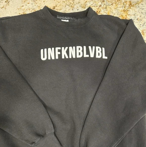Lulu Simons  Studio UNFKNBLVBL Crew Neck Fleece Sweater Unisex Size L4