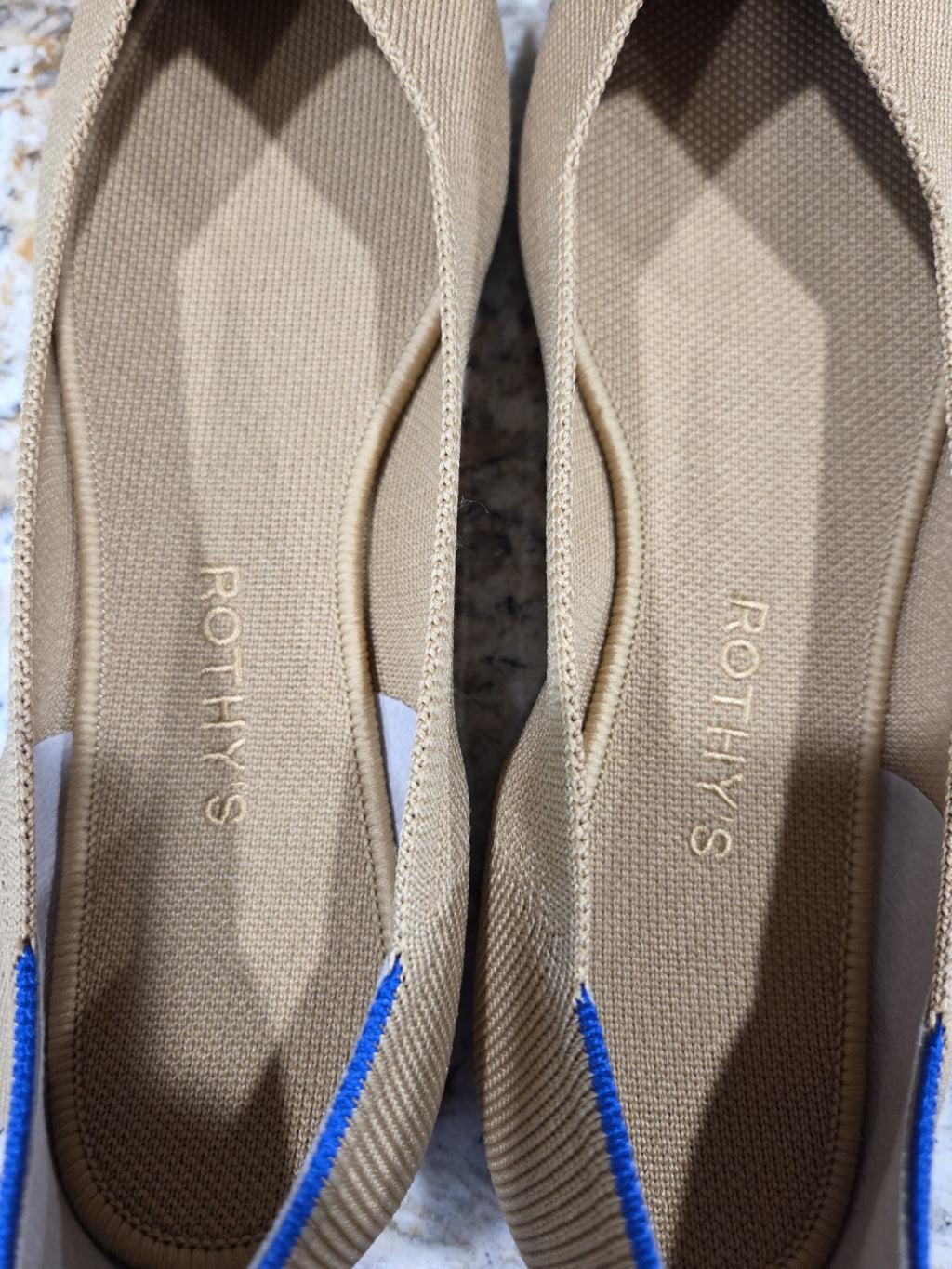 NWOB Rothy's Black/Tan Pointed Flats Women's Size 11.54