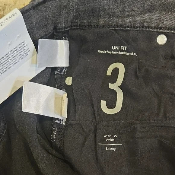 NWT Lucky Brand Gray Skinny Ankle Jeans Women's Size 31