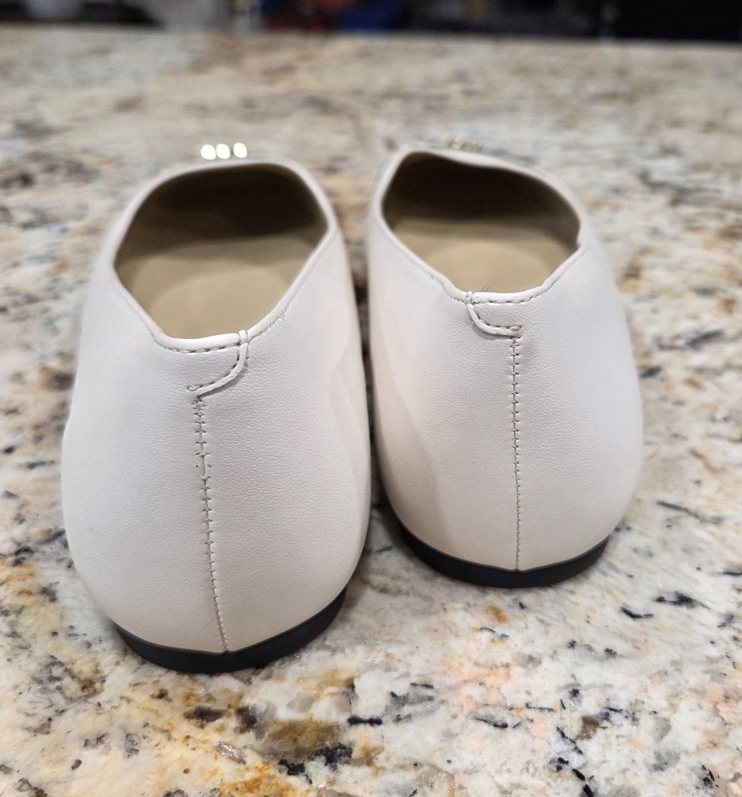 Michael Kors Rebecca Flats Wht/Blk Women's Size 8 NWT4