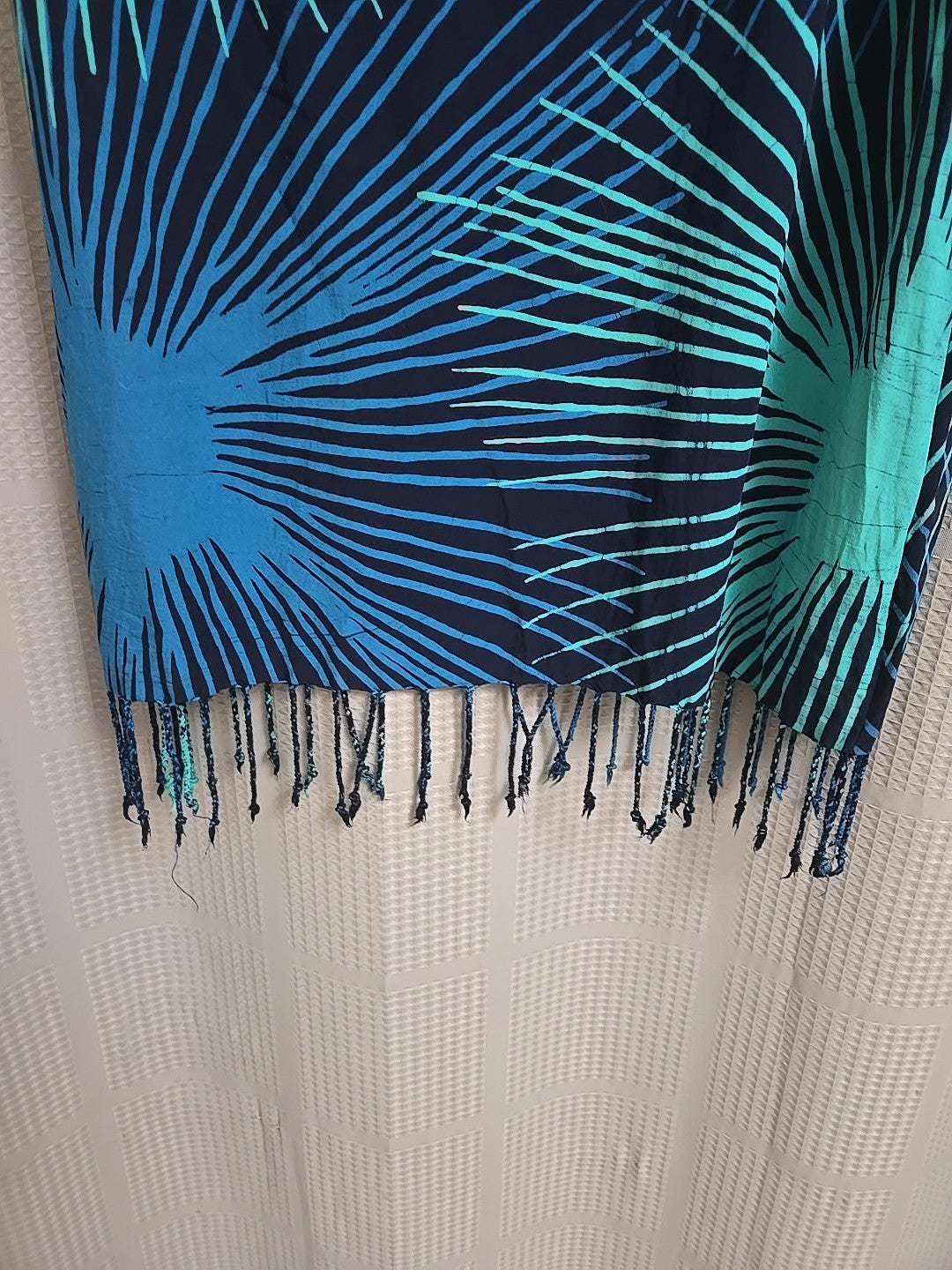 NWT Caribelle Batik Frill Tank Dress Size M3