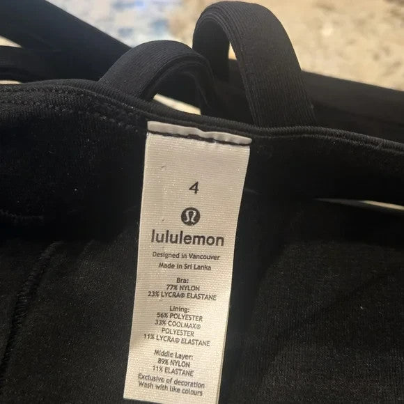 NWT Lululemon Energy Bra Medium Support, B-D Cups with Neon Yellow Accent6