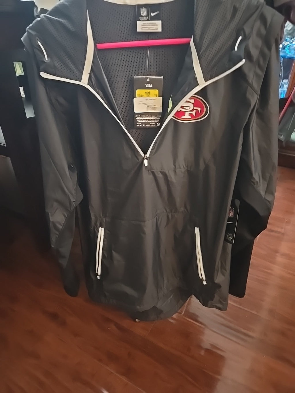 Official San Francisco 49ers Windbreaker0