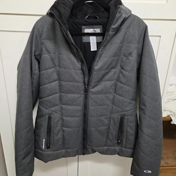 Champion Charcoal Insulated Puffer Jacket Men's Size Large9