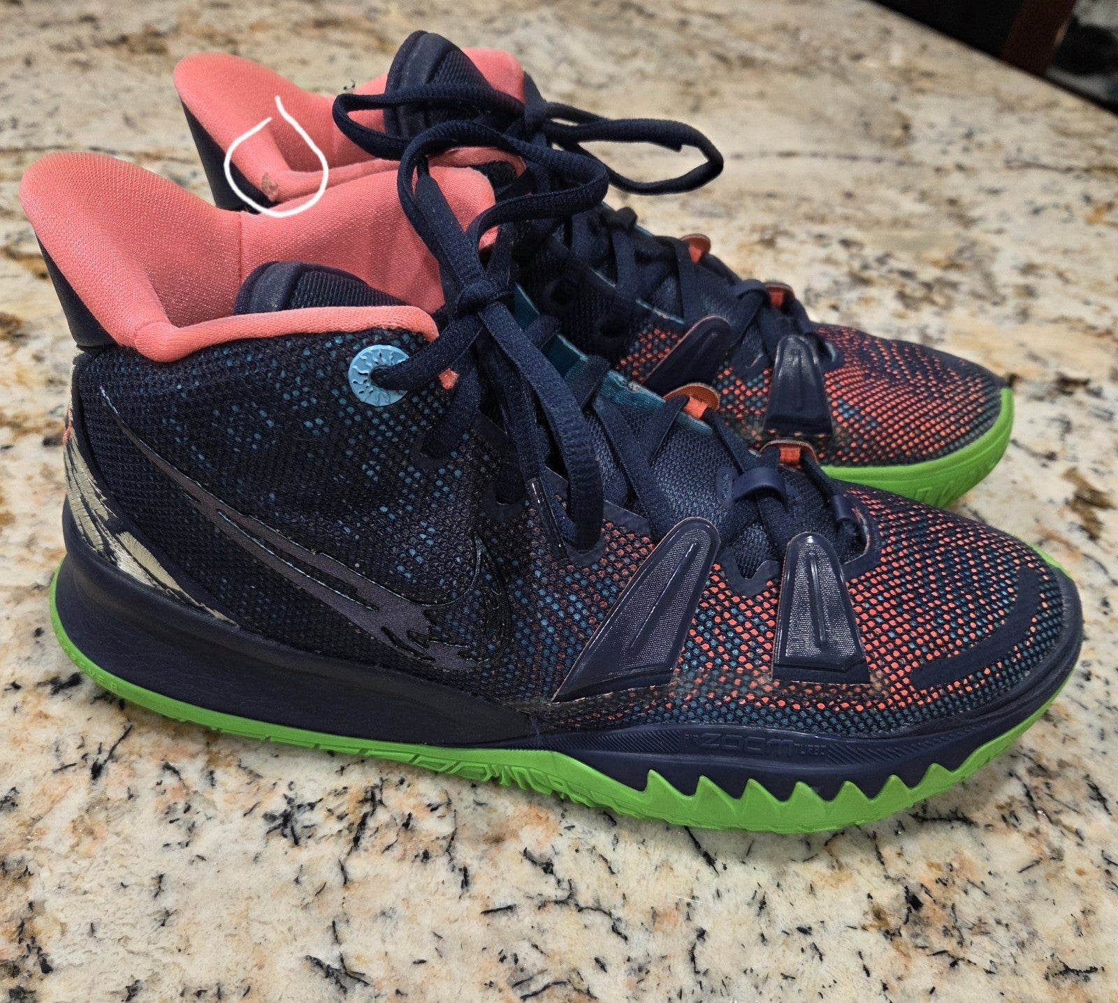 Nike Kyrie 7 Basketball Sneaker CQ9326-401 Men's Size 84