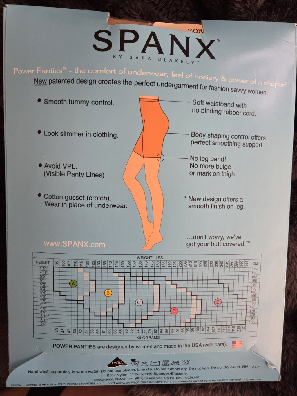 New Spanx Power Panties Performance Underwear Bare Size E1