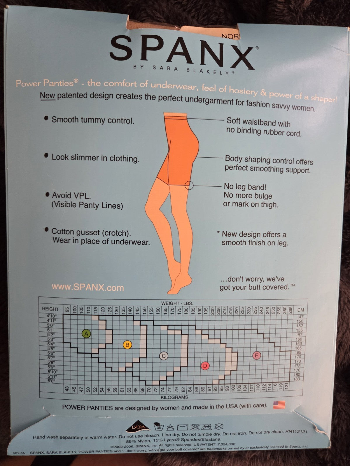 New Spanx Power Panties Performance Underwear Bare Size E1