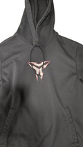 Nike Kobe Bryant Black Mamba Logo Therma Hoodie Sweatshirt Fleece Lined Grey M0