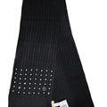 NWT Michael Kors Ribbed Knit Scarf with Silver Tone Logo & Ebellishments0