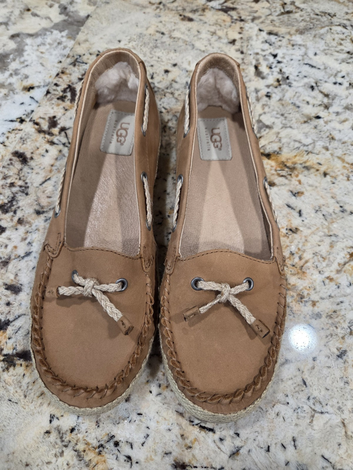 UGG Chivon Espadrille Moccasin Women's Size 8.52