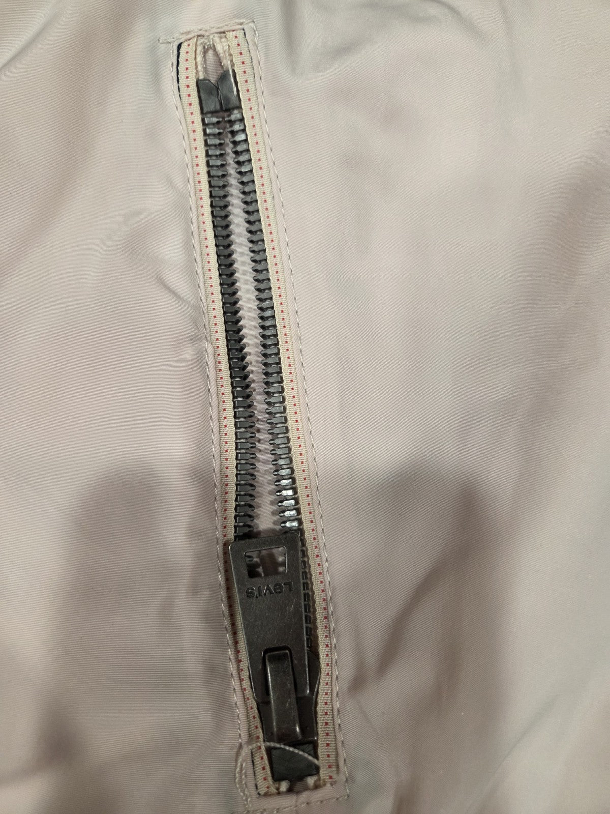 Levi Womens Light Pink Bomber Jacket Size M2