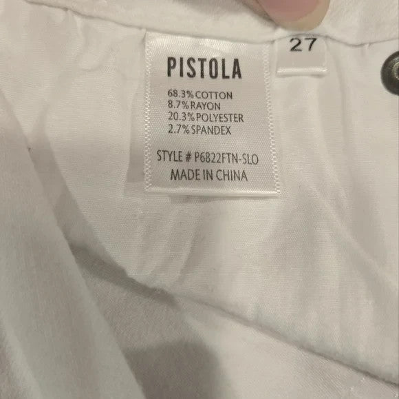 Pistola Skinny Ankle Denim Jeans Size 27 P6822FTN-SLO Stretchy4