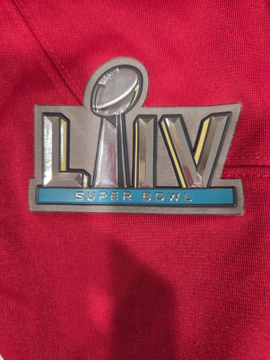 Mens NIke NFL 49ers On Field Jersey 10 Garoppolo With Super Bowl Patch 3XL2