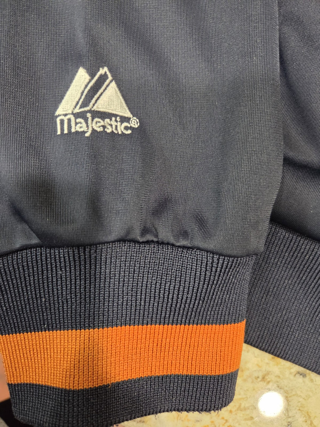 SF Giants World Series 2010 Full Zipper Light Jacket by Majestic Size Large5