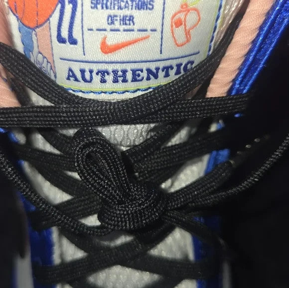 NWB Nike Dunk High Blue Satin with White and Black DV2185100 M 10.5 W 125