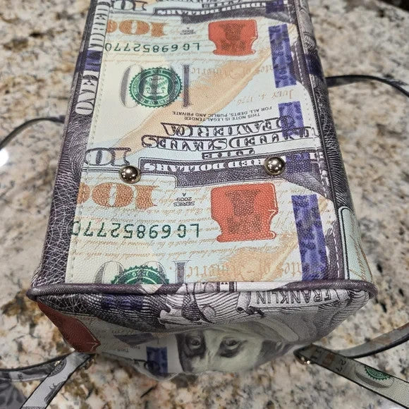 100 Dollar Bill Currency Print Tote Bag12