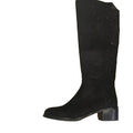 Azura Elegant Black Women's Boots with Black Rhinestones Women's Size 90