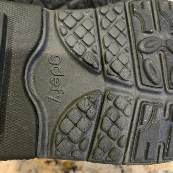 Gravity Defyer Mighty Walk Comfort Sneakers Blk/Purple Women's Size 910