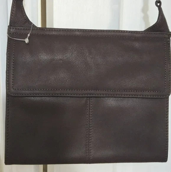 NWOT Brown leather Fossil Crossbody Bag3