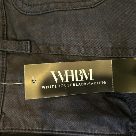 NWT White House Black Market High Rise Slim Ankle Pret-A-Jet Dark Navy Pants5