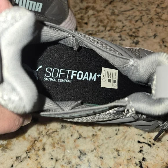 Puma Charcoal/Light Blue Sneakers Women's Size 93